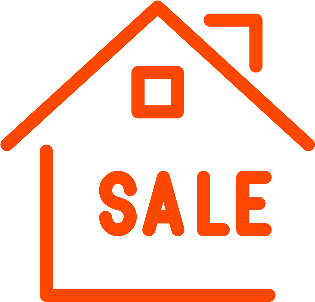 Sale Real Estate Icon (1024x1028), Png Download