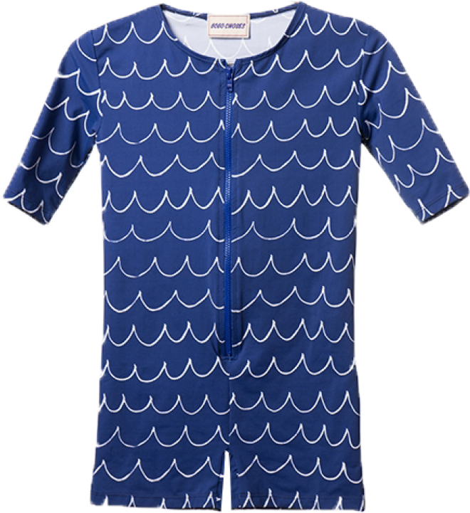 Bobo Choses Swim Overall Wavy - Day Dress (960x720), Png Download