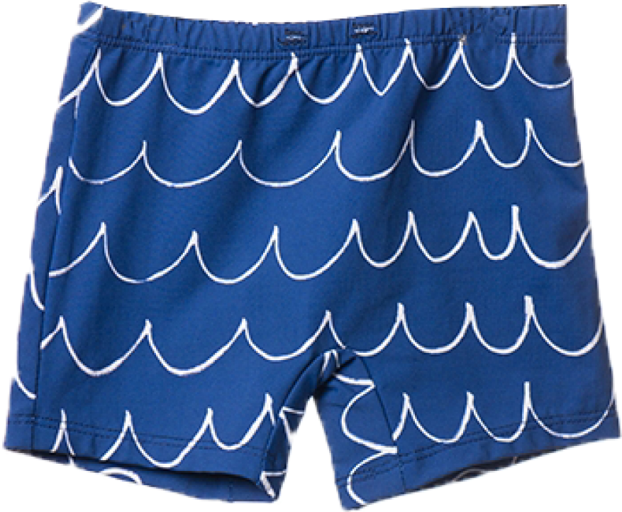 Bobo Choses Swim Trunk Wavy - Board Short (960x720), Png Download