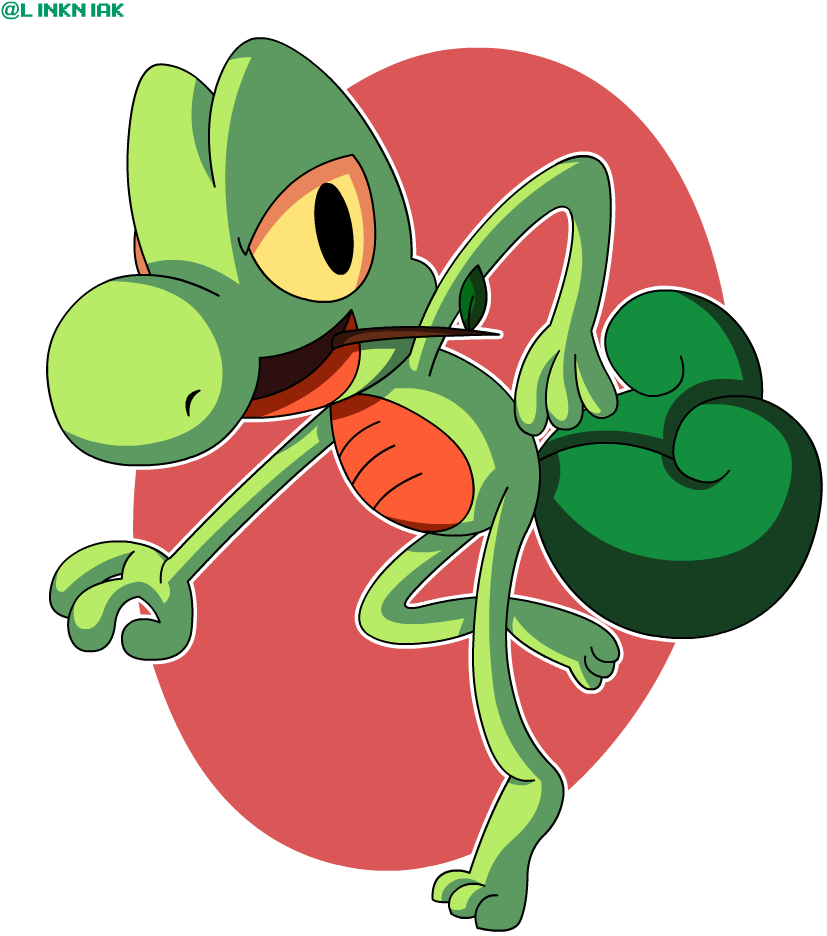 Treecko - Comics (880x980), Png Download