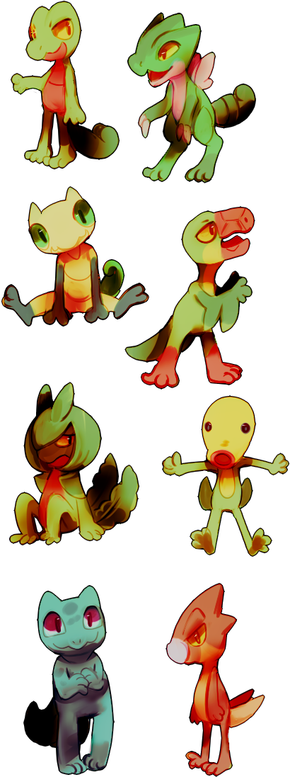 Treecko Breeding Scyther Vibrava Archen Swadloon Bellsprout - Cartoon (458x1137), Png Download
