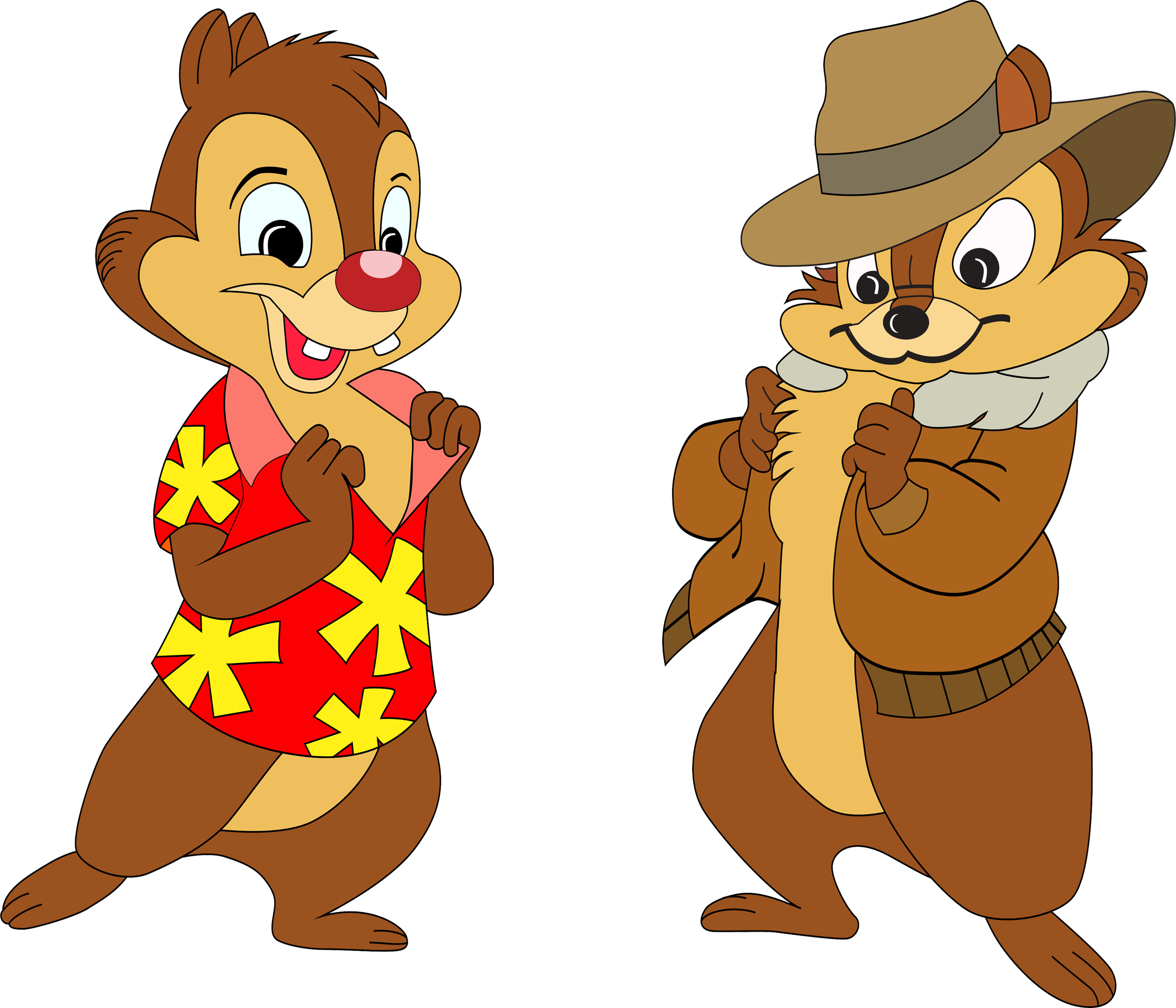 Chip 'n' Dale (2500x2143), Png Download