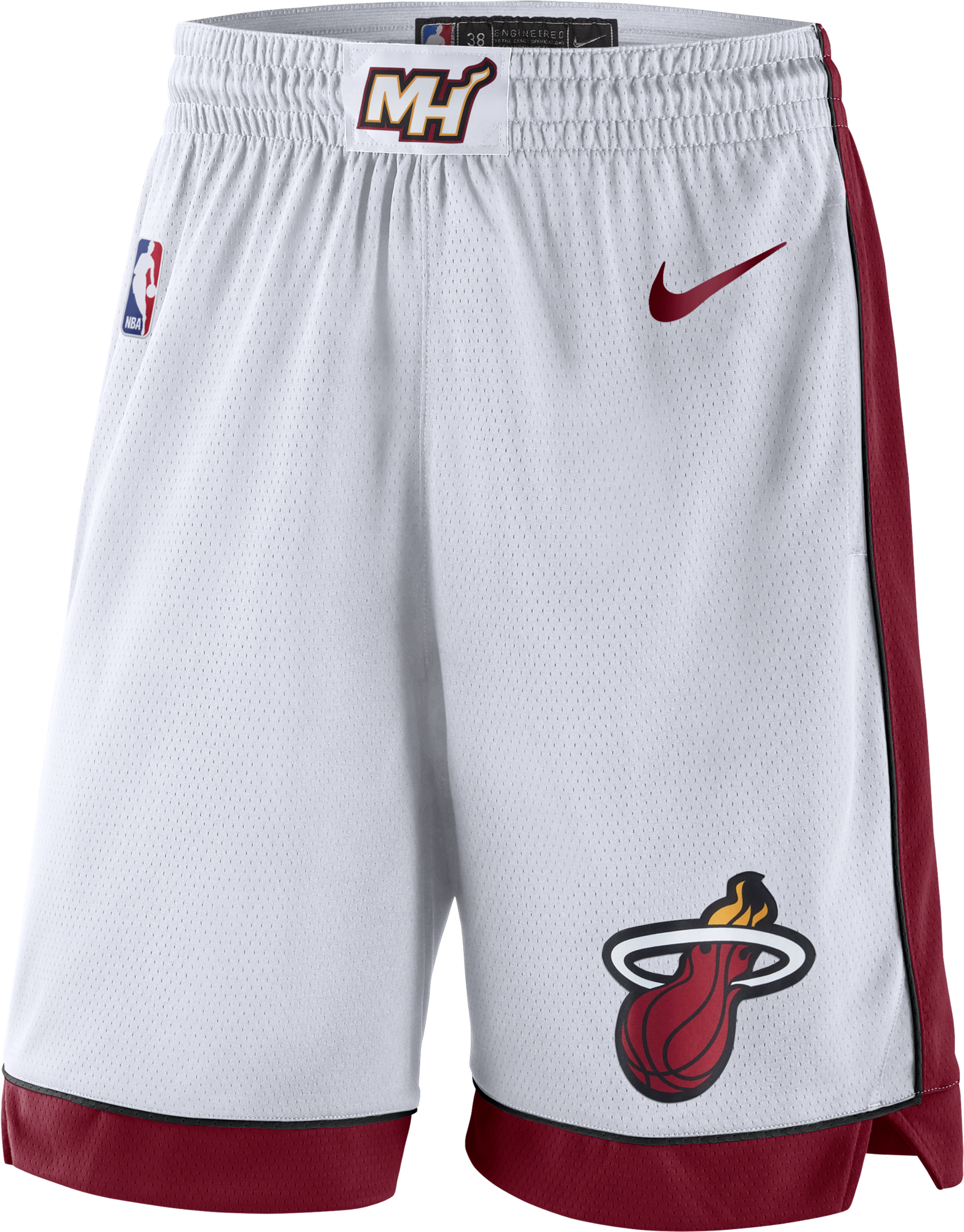 Wholesale Online F2bd3 178a0 Nike Miami Heat Swingman - Miami Heat Nike Shorts (2248x2248), Png Download