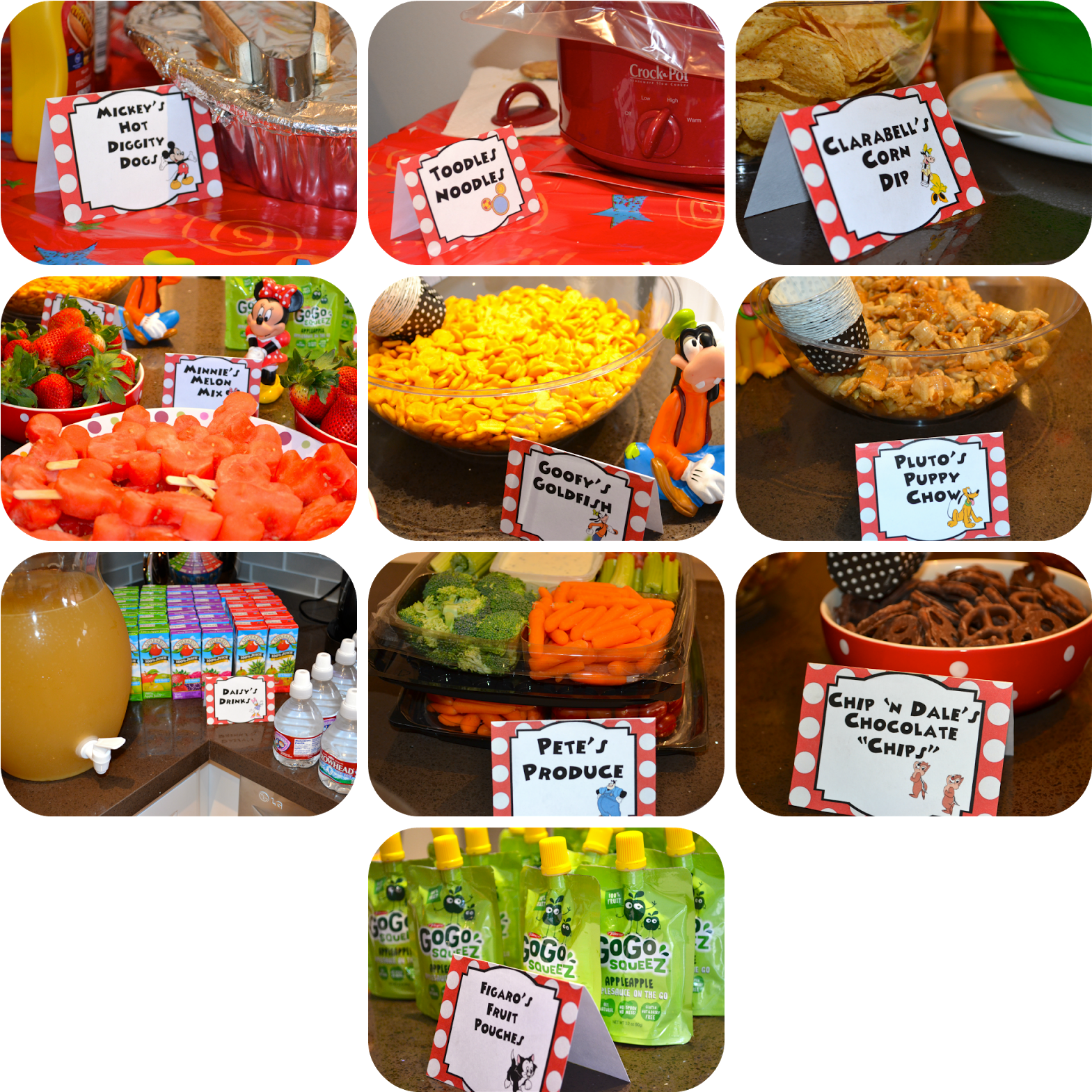 Minnie's Melon Mix, Goofy's Goldfish, Pluto's Puppy - Convenience Food (1600x1600), Png Download