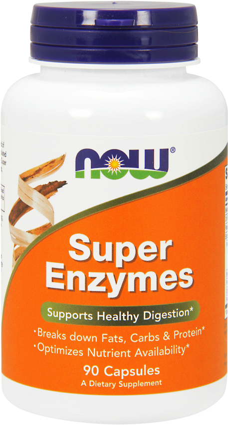 Super Enzymes Capsules - Now Super Enzymes (540x880), Png Download