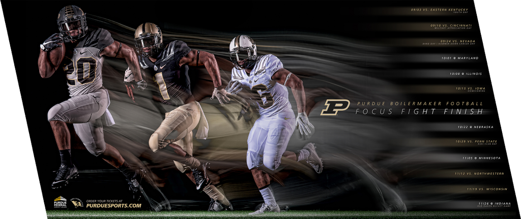 Purdue Football - Purdue P (1024x432), Png Download