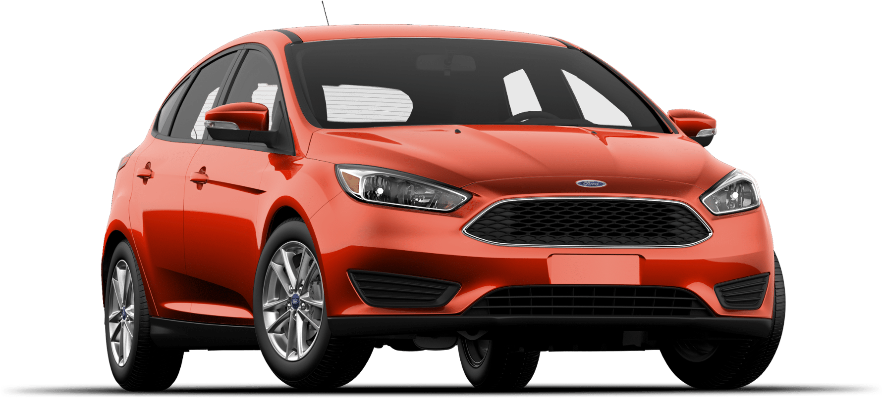 Ford Focus Or Similar - Ford Focus Blue Metallic (1920x960), Png Download