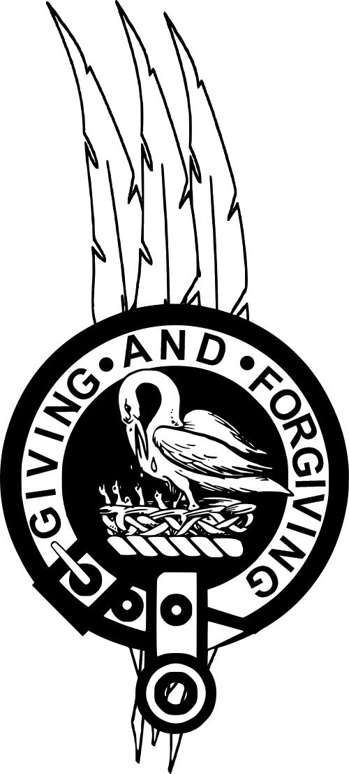 The Clan Badge Of Clan Biggar - Clan Crest (500x1107), Png Download
