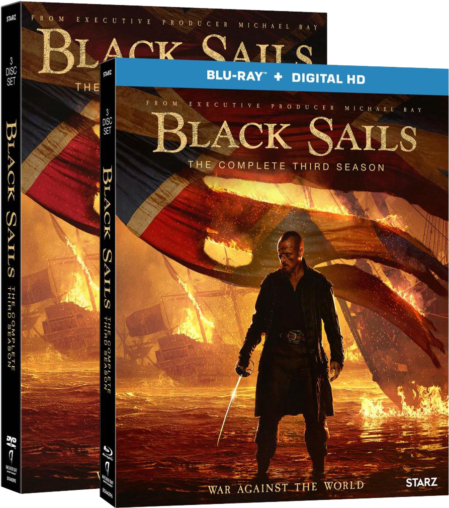 Black Sails Season 3 Bluray (973x1068), Png Download