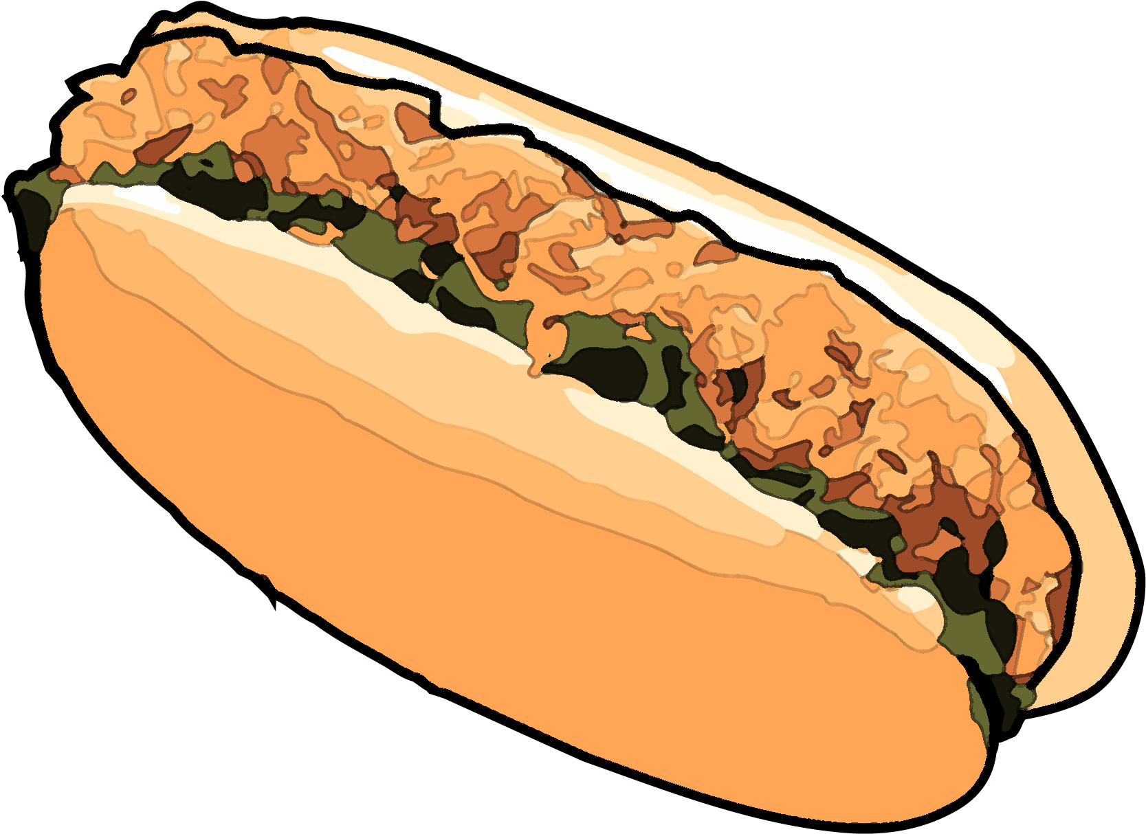 Jollibee Chicken Torpedo (2000x1307), Png Download