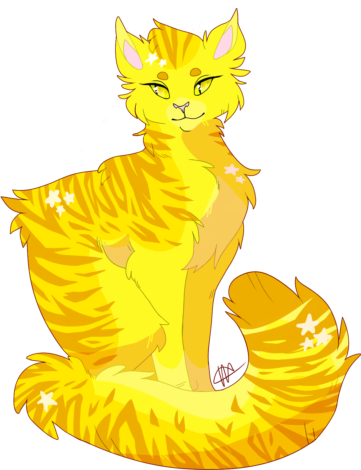Sunstar - Warrior Cats Sunstar (1288x1648), Png Download