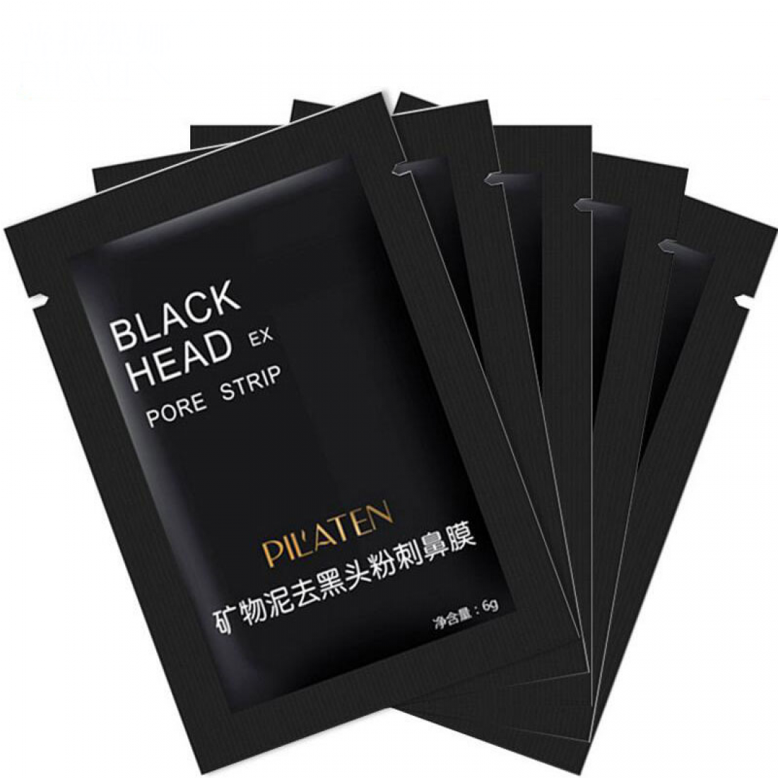 Pilaten Blackhead Mask Sample - Pilaten Black Head (1100x1687), Png Download
