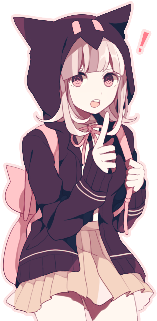 Resultado De Imagen Para Chiaki Nanami Tumblr - Cute Chiaki Nanami Fanart (500x651), Png Download