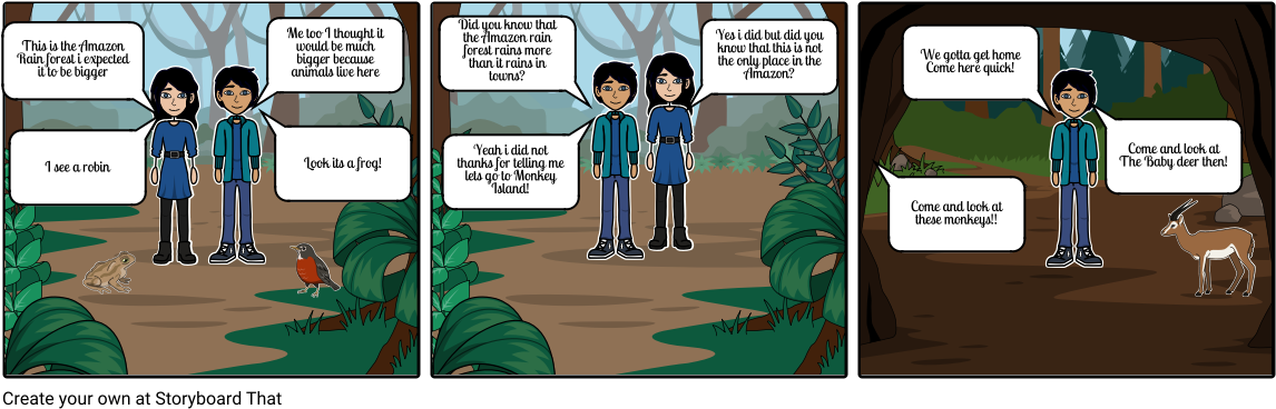 Amazon Rain Forest - Comics (1164x385), Png Download