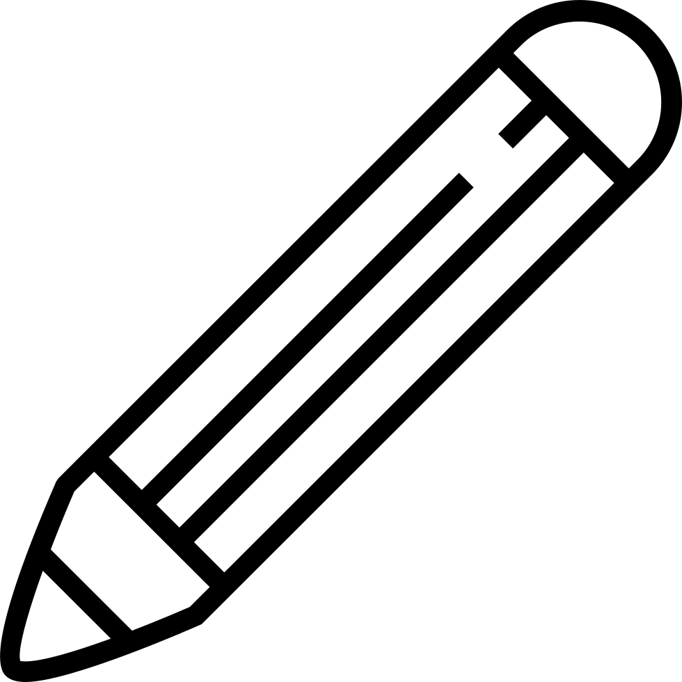 Broken Pencil Svg - Tailor Made Icon (980x980), Png Download