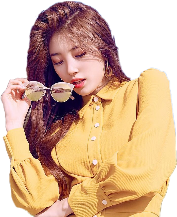 Report Abuse - Bae Suzy Yellow (698x854), Png Download