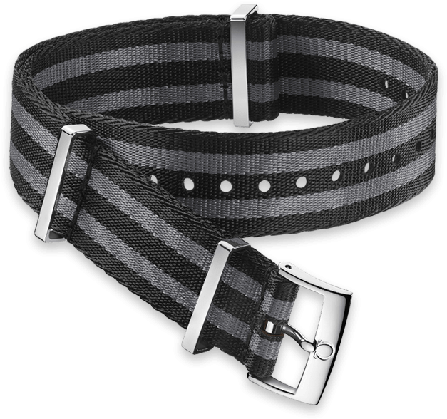 Nato Straps - Omega Nato Strap Blue And Grey (800x1100), Png Download