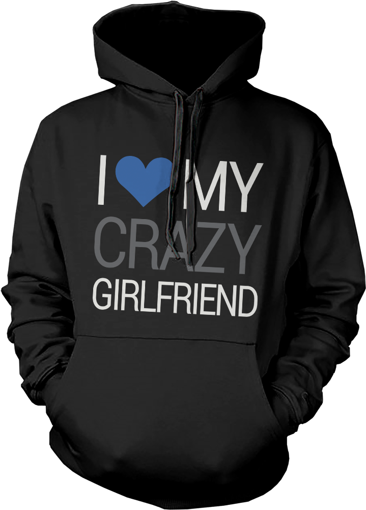 I Love My Crazy - Jacket Girlfriend And Boyfriend (800x1000), Png Download