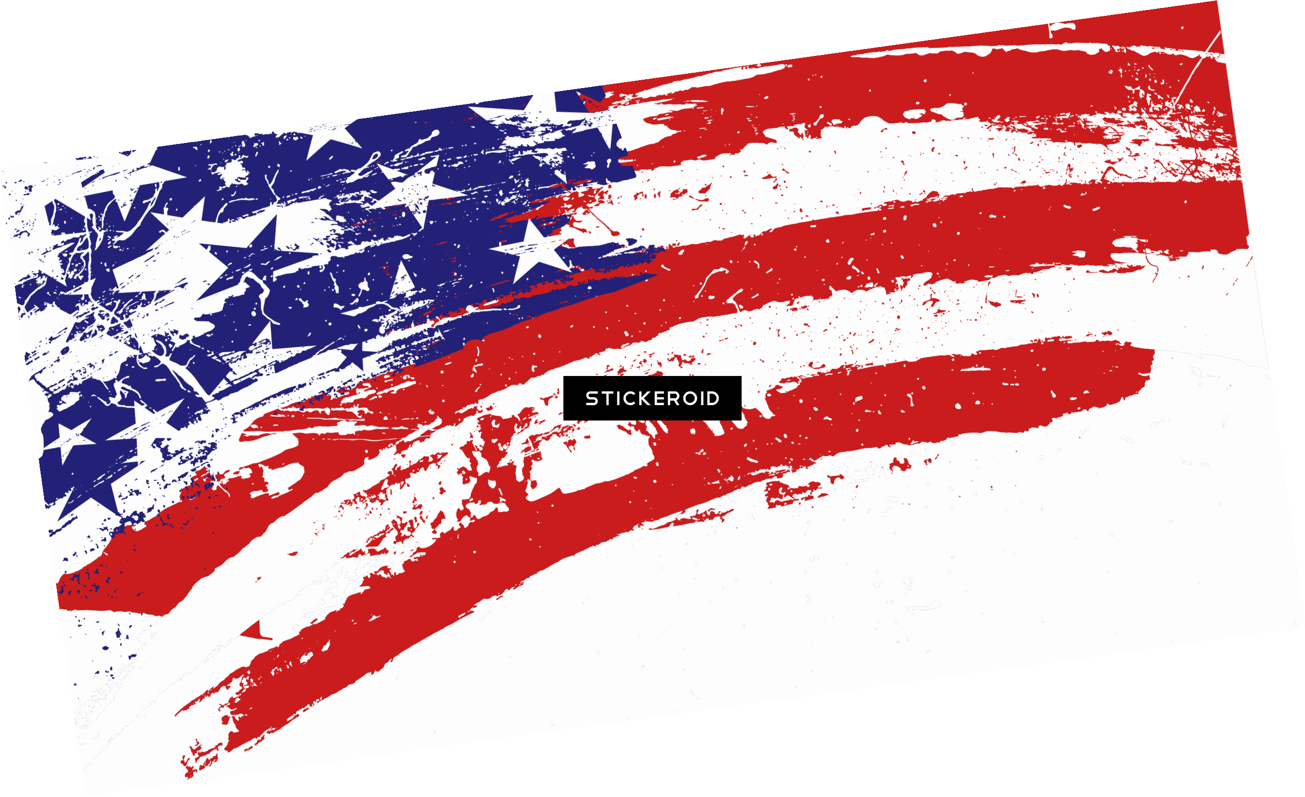 Download Grunge Us Flag Banner Art American Flag Banner Full Size Png Image Pngkit