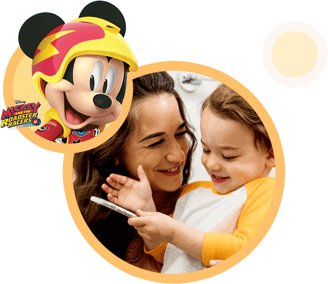Get A Call From Their Favorite Disney Characters - Mickey And The Roadster Racers Birthday Shirt Custom (730x586), Png Download