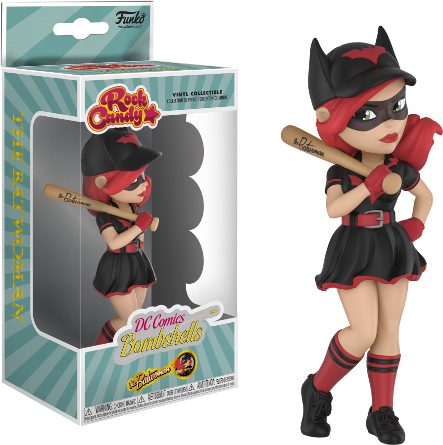 Rock Candy Figure Batwoman Bombshell - Funko Rock Candy Bombshells (895x900), Png Download