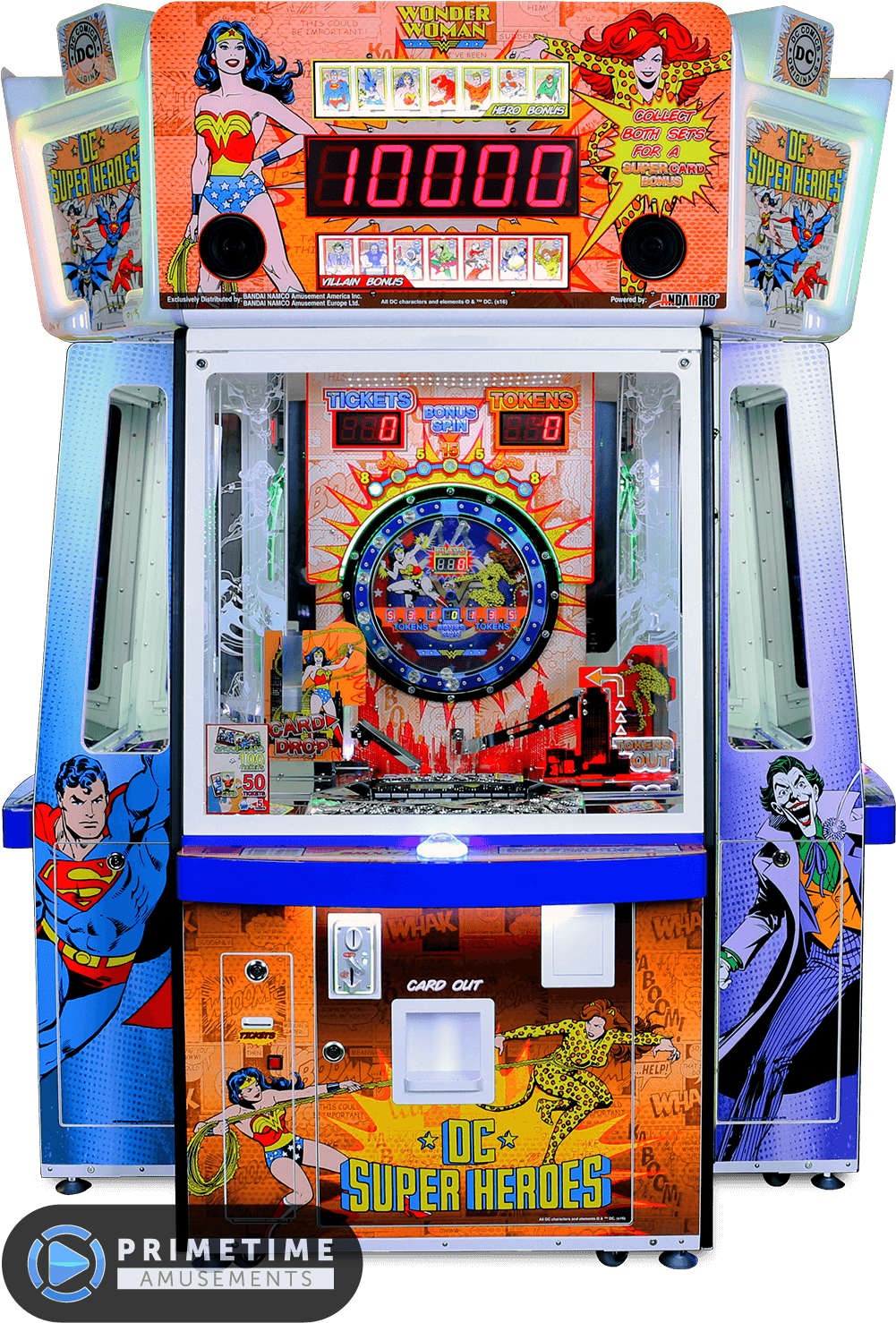 Bandai Namco Superman Dc Superheroes Wonder Woman Dc - Andamiro Dc Superhero (1210x1650), Png Download