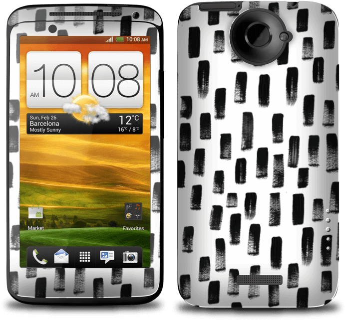 Brochazos - Htc One X - 32 Gb - White - Unlocked (800x752), Png Download