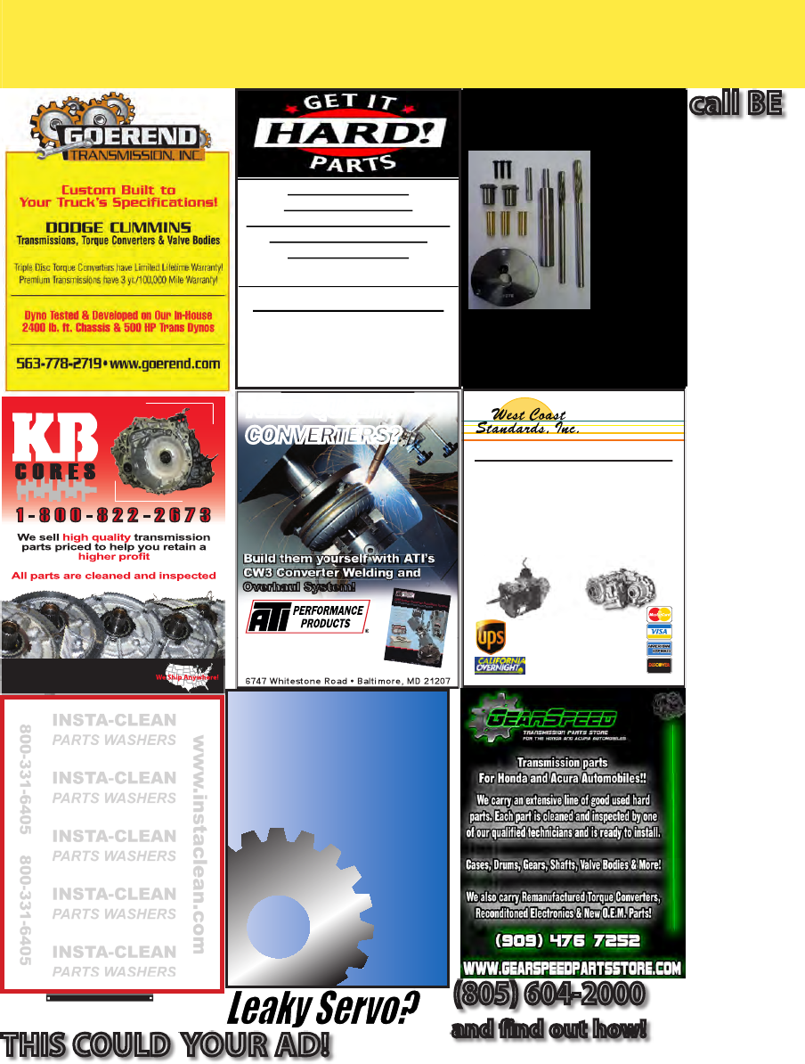 For The Transmission Rebuilding Industry - Goerend (904x1194), Png Download