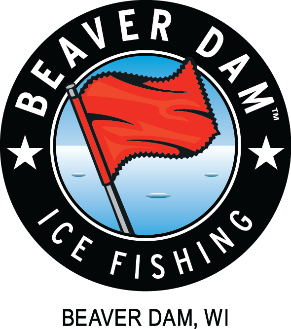 Beaver Dam Ice Fishing - Beaver Dam Tip Up Logo (590x667), Png Download