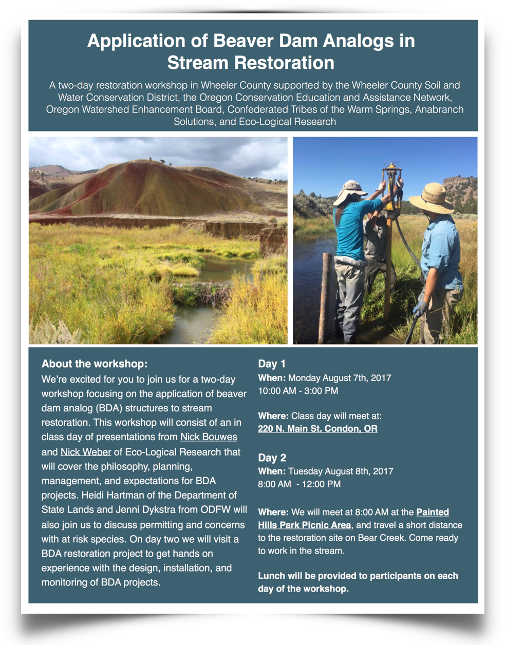 Beaver Dam Analog Workshop - Brochure (982x1300), Png Download