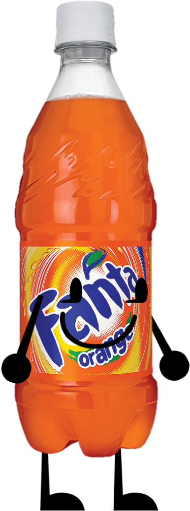Fanta Bottle Is Very Happy - Battle For Dream Island 2 Fans (401x1041), Png Download