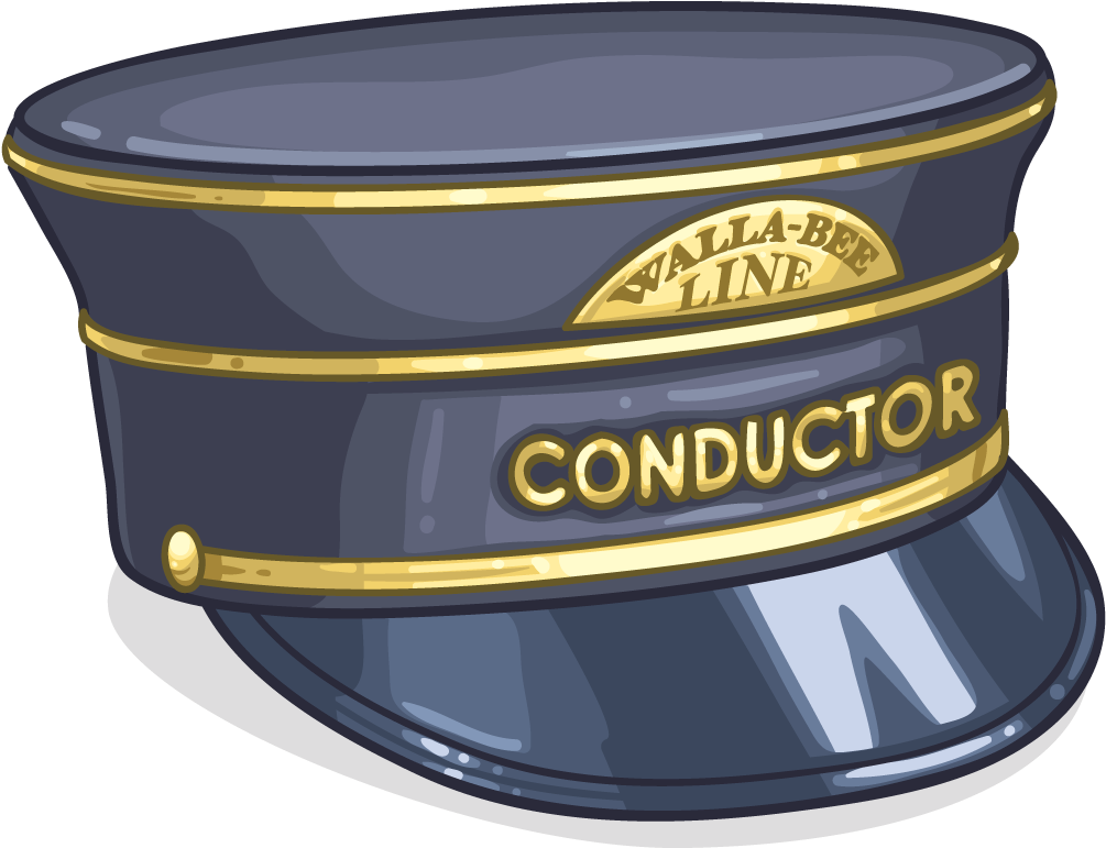 Download Conductors Hat Train Conductor Hat Png Full Size PNG Image