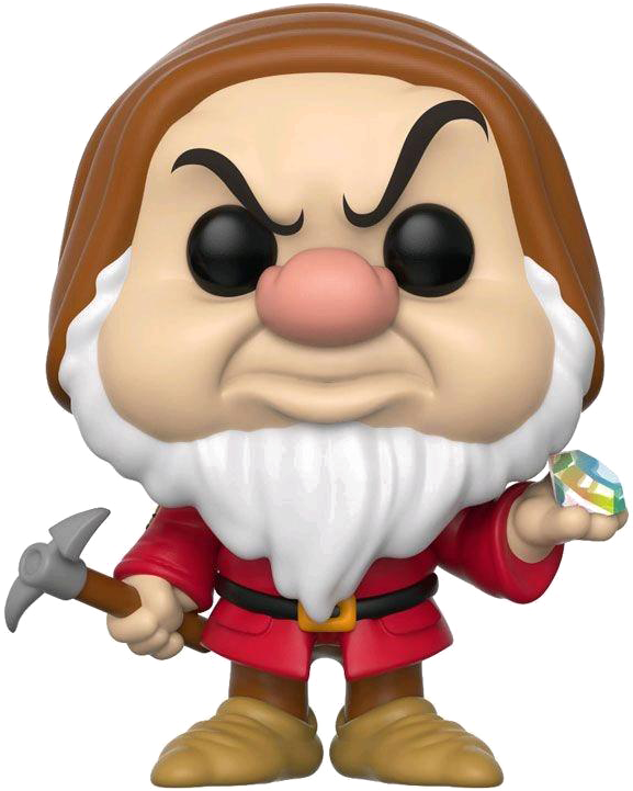 Grumpy Snow White Dwarf Png Images - Funko Pop Snow White (576x730), Png Download