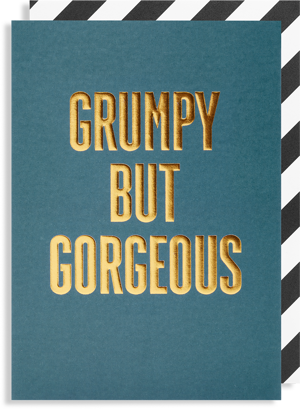 Grumpy But Gorgeous Greeting Card - Hip Hip Hooray Card (1400x1499), Png Download