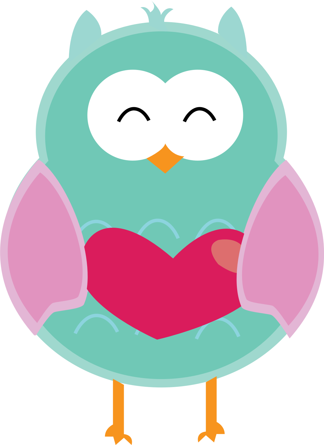 This Free Icons Png Design Of Green Owl (1052x1444), Png Download