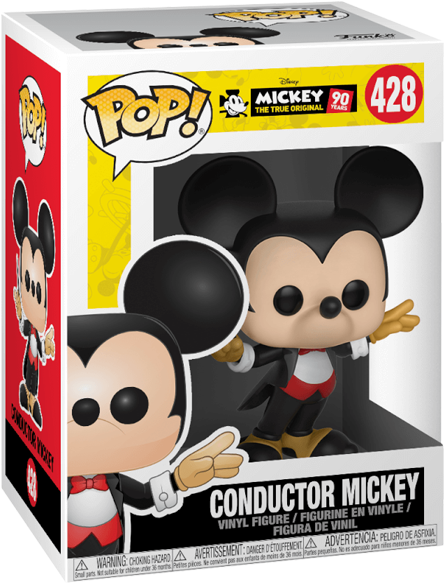 Mickey Mouse 90th Anniversary - Apprentice Mickey Funko Pop (600x600), Png Download