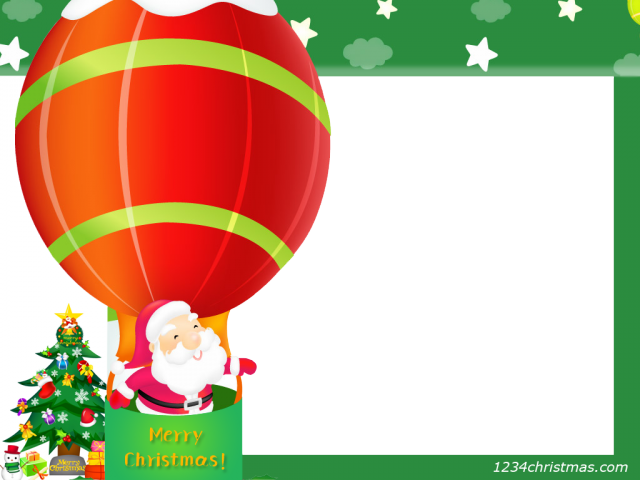 Hot Air Balloon Clipart Christmas - 10 Pcs Santa Claus Suit Adult Santa Costume Christmas (640x480), Png Download