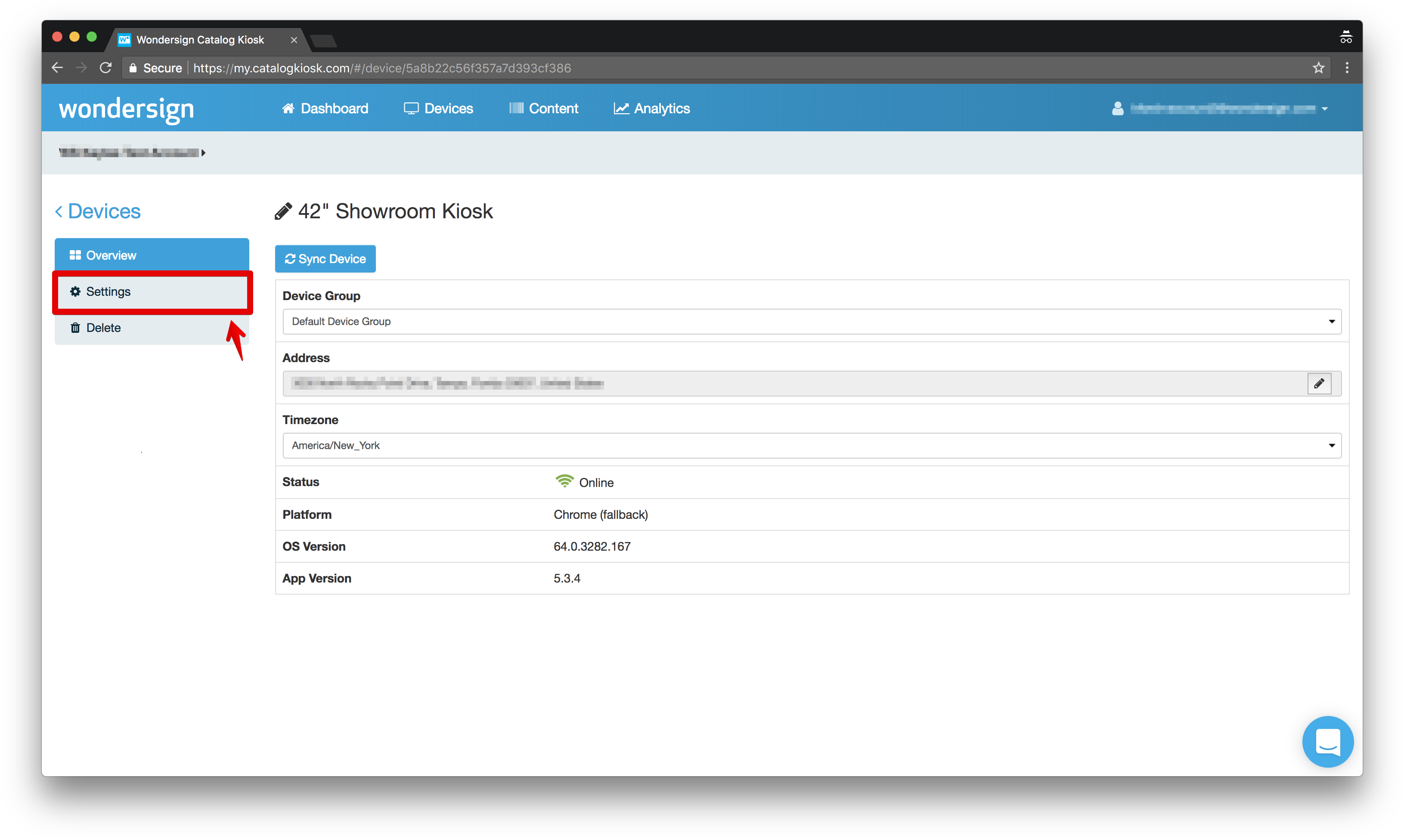 On The Device Details Page, Select Settings From The - Portable Network Graphics (3292x1980), Png Download