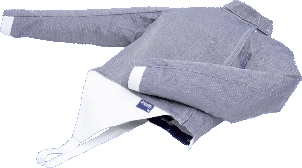 Uhlmann Men's Front Zip Sabre Lame, Coloured - Lamé (637x741), Png Download