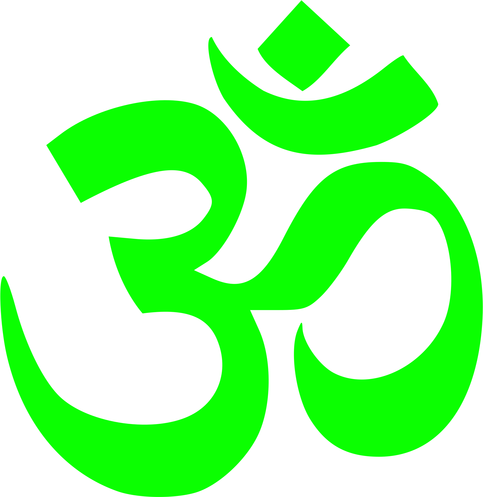 Open - Hindu And Sikh Symbol (2000x2062), Png Download