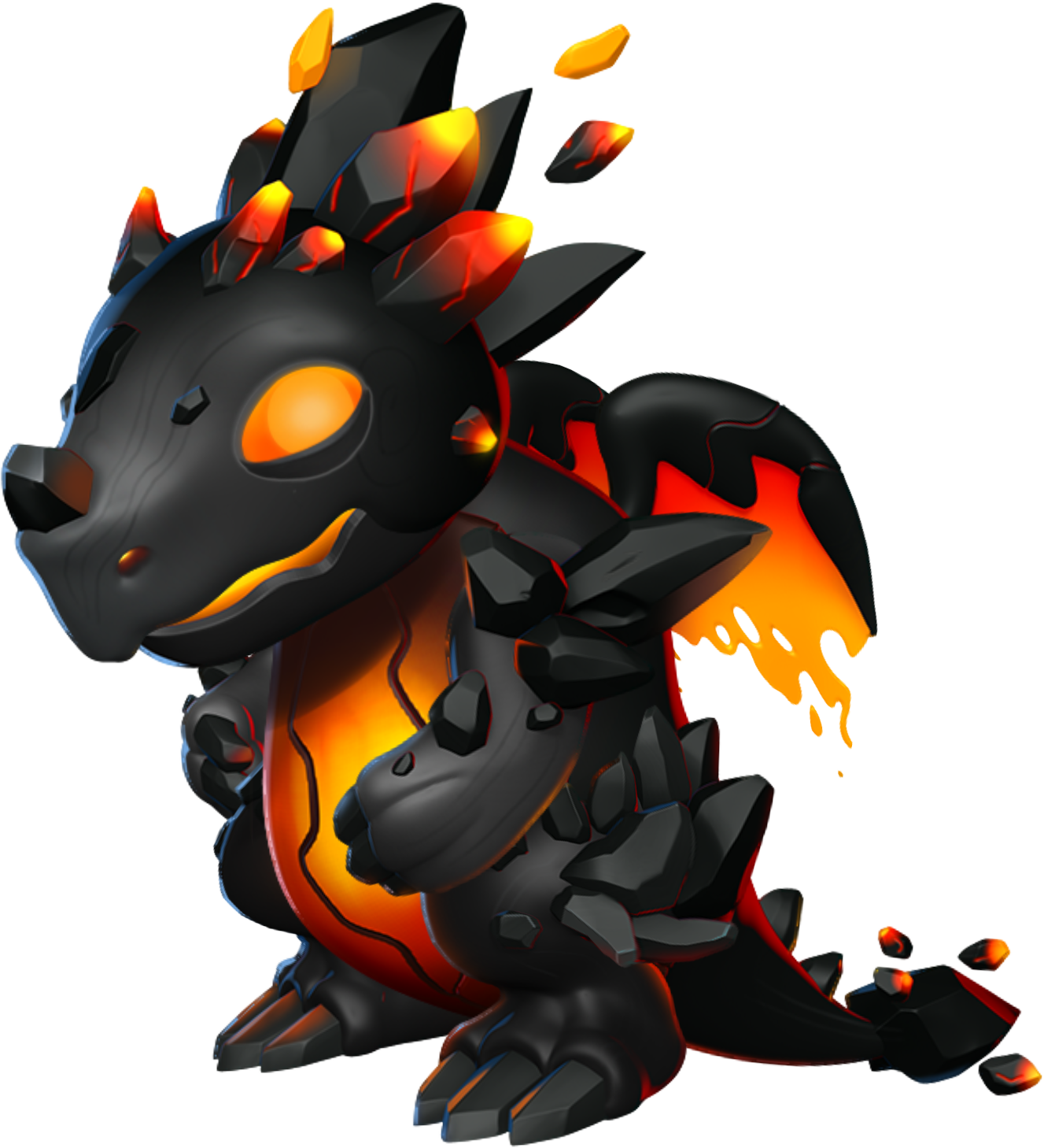 Hellhound Dragon - Dragon Mania Legends Ragnarok Dragon (1327x1458), Png Download