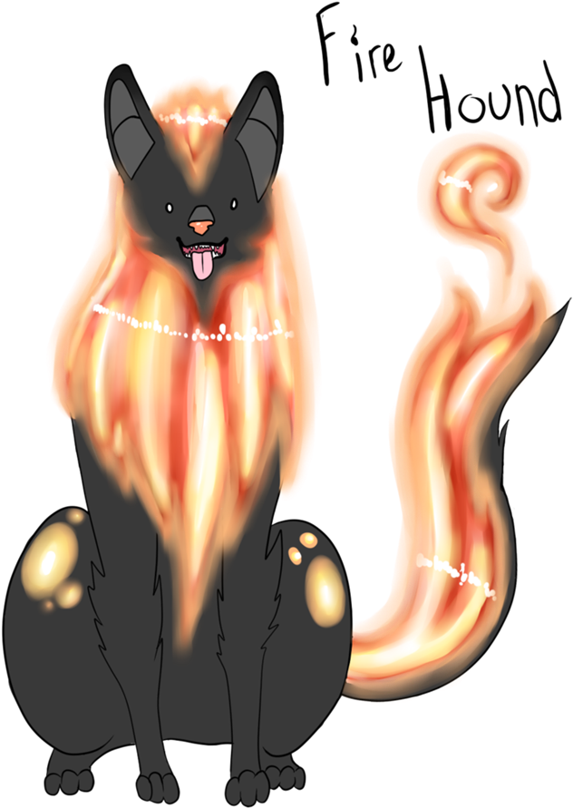 Hell Hound - Wolf (907x1000), Png Download