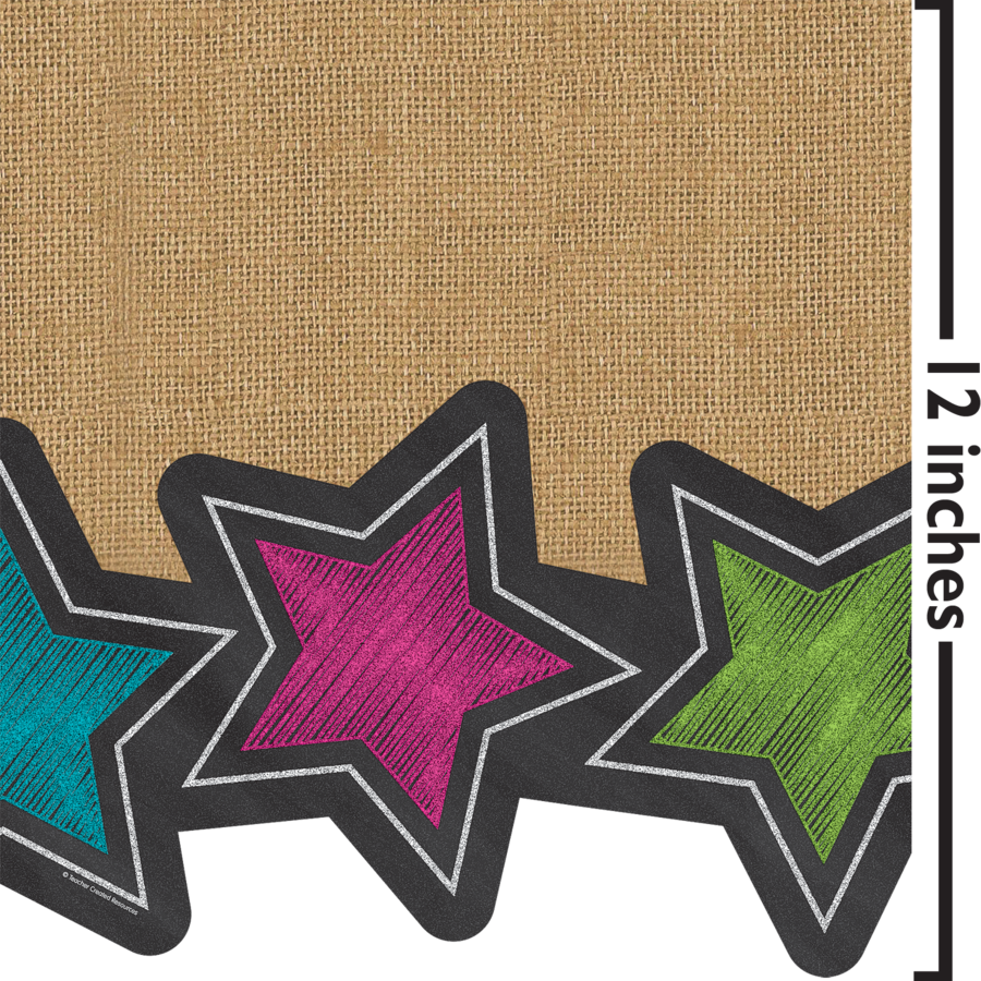 Tcr8983 Chalkboard Burlap Big Big Border Image - Linon Home Décor Products, Inc. (900x900), Png Download