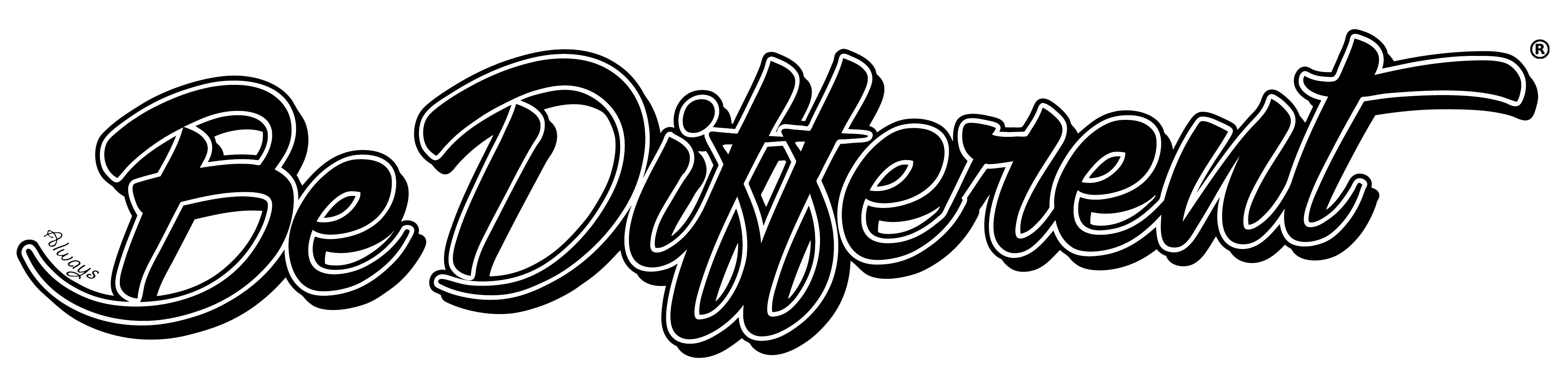 Be Different Magazine - Calligraphy (3898x1063), Png Download