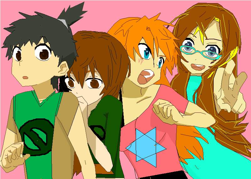 Group Base By Lilyflowerg - Group Of Girl Base (1600x572), Png Download
