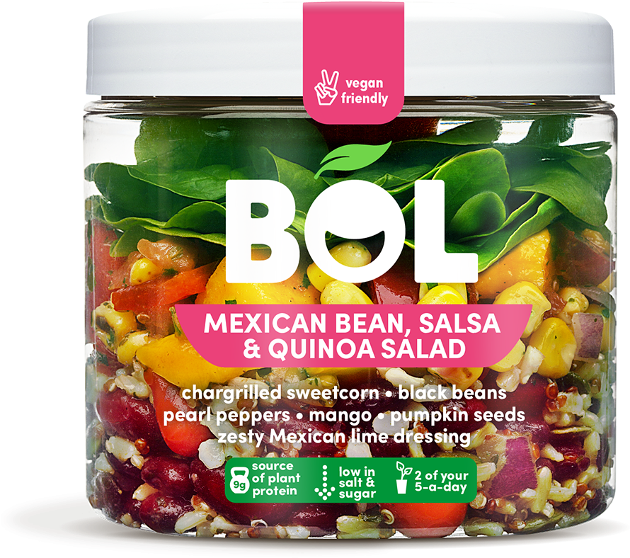 Mexican Bean, Salsa & Quinoa Salad (992x790), Png Download