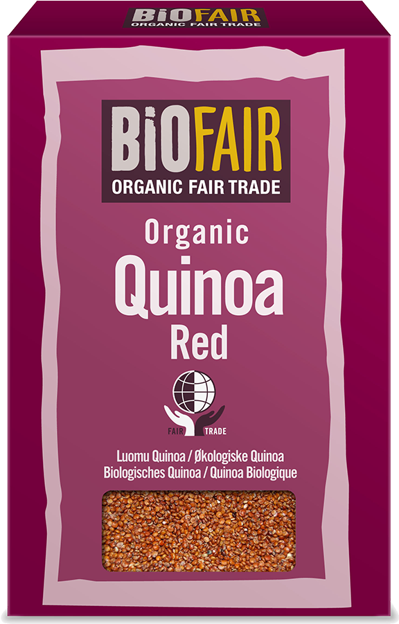 Red Quinoa Grain - Biofair Organic Fair Trade Organic Quinoa Grain White (1000x1000), Png Download