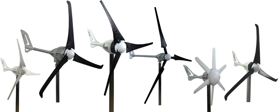 Wind Turbines - Effekta Wind & Solar Hybridsystem Pv Solar + Wind (1080x390), Png Download