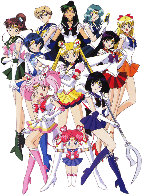 Moon Cosmic Power, Make Up - Sailor Moon Sailor Scouts (500x678), Png Download