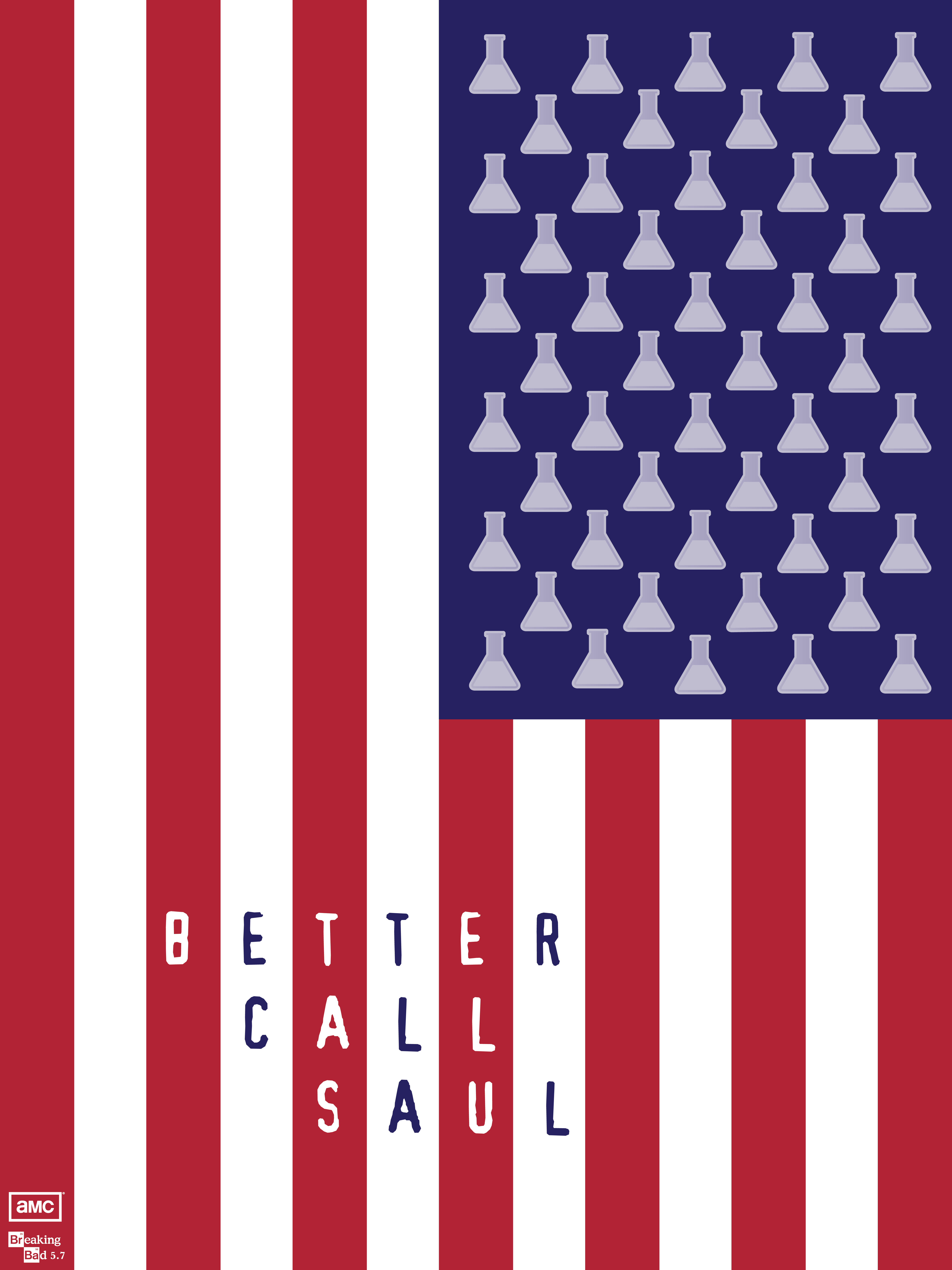 Bb Poster2 Better Call Saul 04 - Flag (5400x7200), Png Download